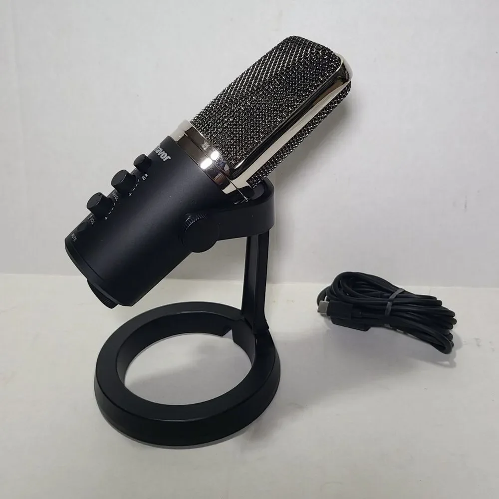 USB Microphone Travor Metal Condenser Professional Mic for Laptop MAC PC or...